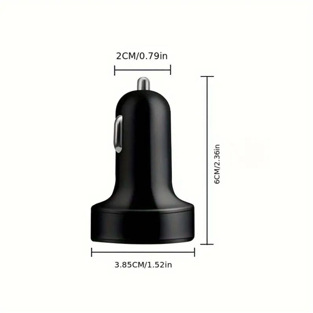 New Multi-Port Car Charger Voltage Display Fast USB C Charging - Picture 6 of 6